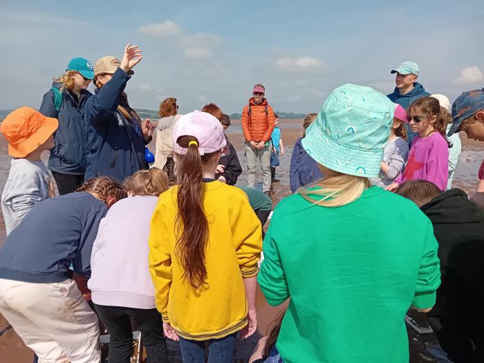 An educational visit to the Exe Estuary (photo)