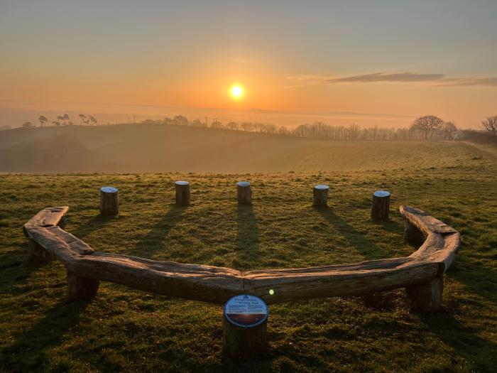 Dawn Spring equinox photo at Ridgetop