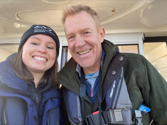 Claire Spence and Adam Henson
