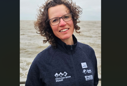 A photo of our new team member, Wildlife Warden Marije Zwager